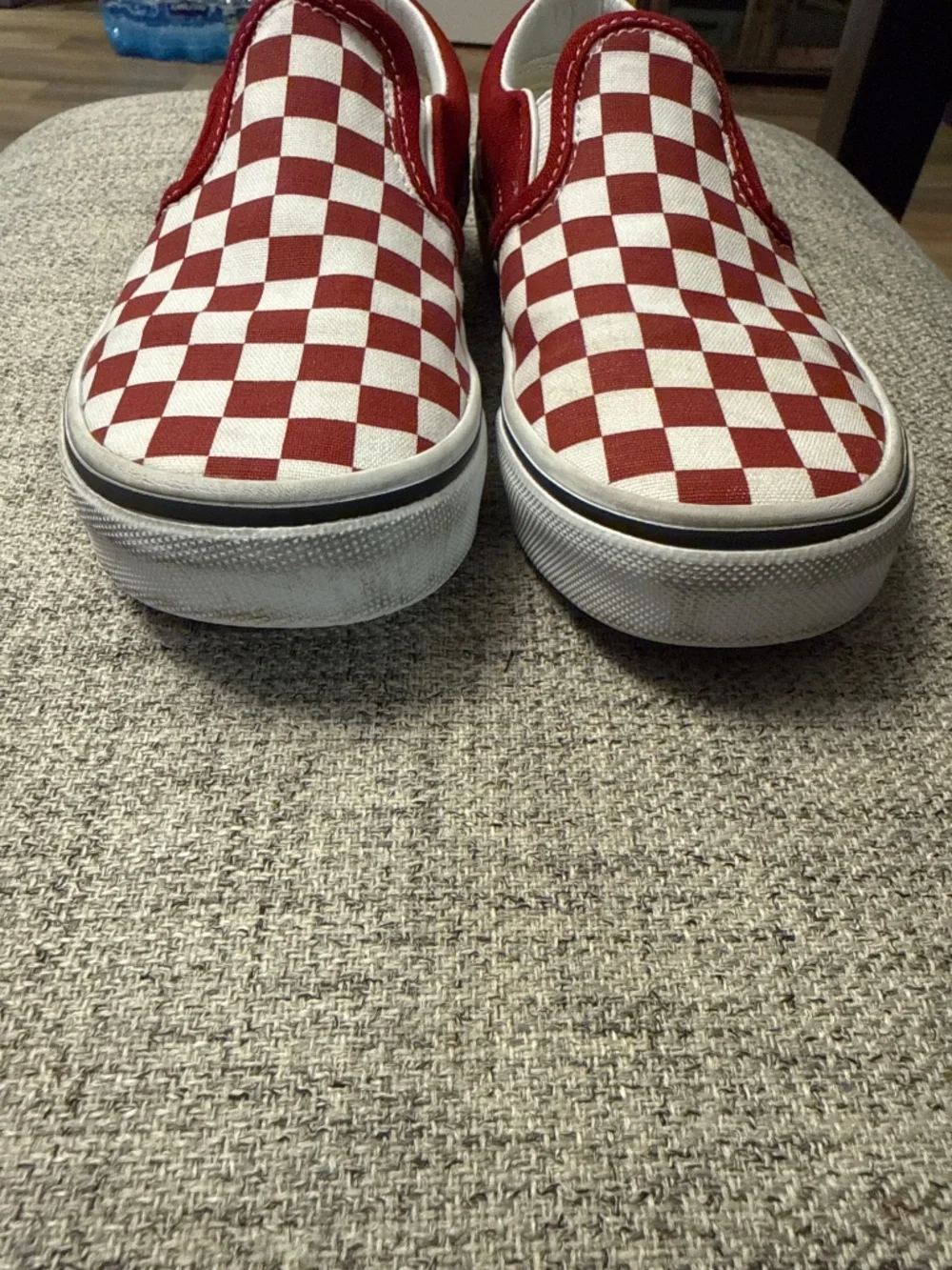 2 pairs of classic checkered VANS